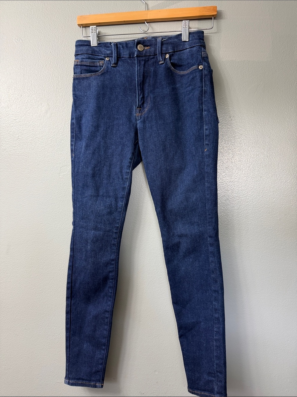 Good American Dark Blue Denim stretch Jeans 6-12